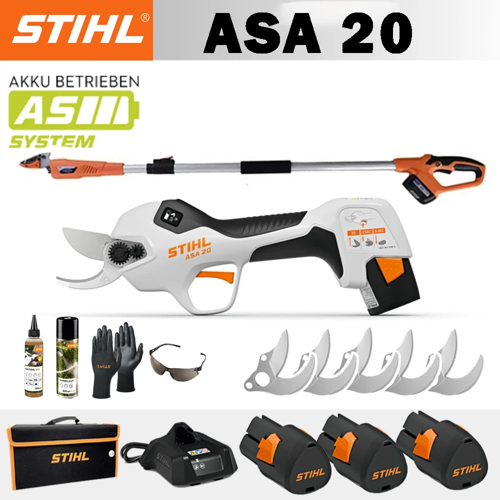 Tijeras de podar con batería de litio ASA 20 【STIHL】