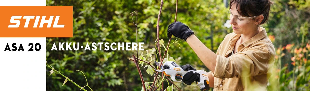 Tijeras de podar con batería de litio ASA 20 【STIHL】