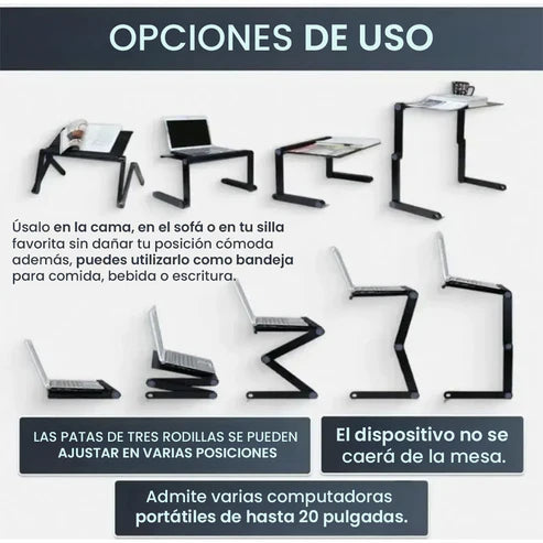 Mesa portátil ajustable (+Bonus en Refrigeración)
