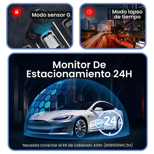 RedTiger® Cámara Frontal y Trasera para Carro