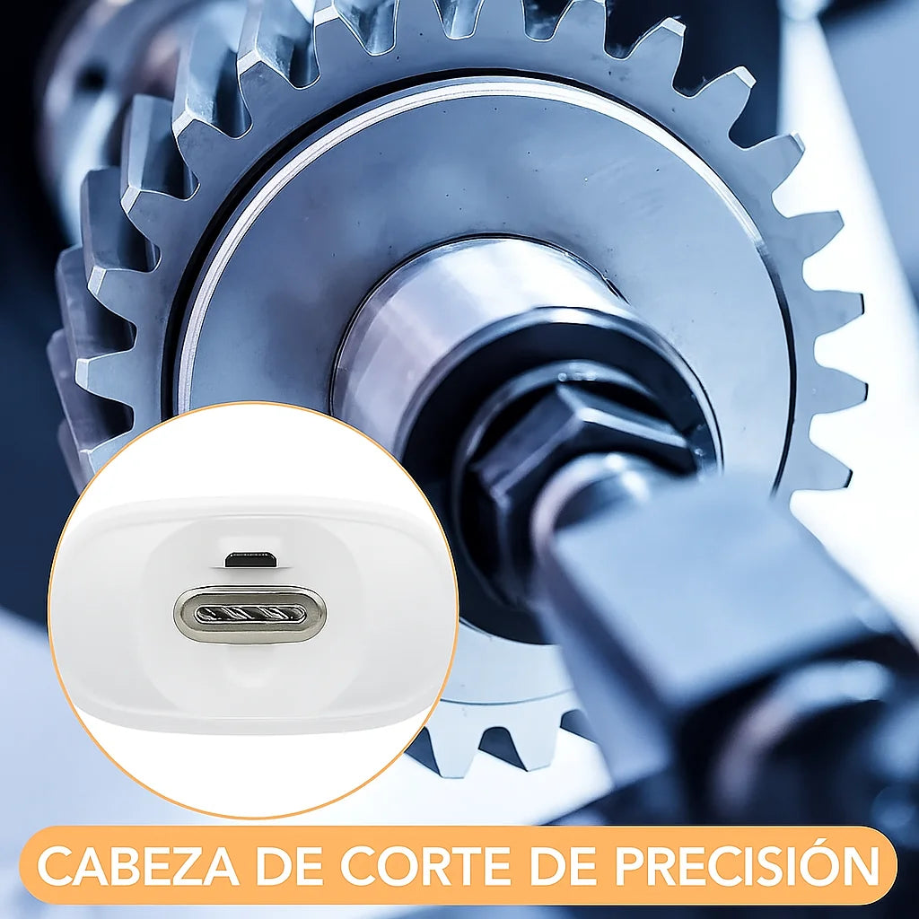 Cortaúñas y Pulidora Eléctrica 2 en 1: Cortaúñas Automático LED, Recargable y Silencioso