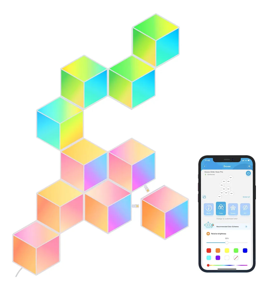 Luces Hexagonales