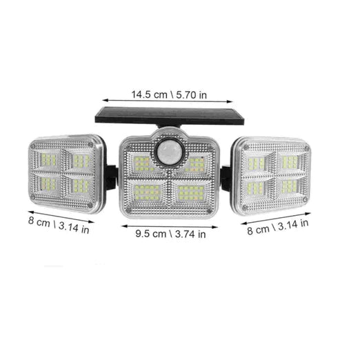 Reflector Solar 3 Cabezales HomeLight