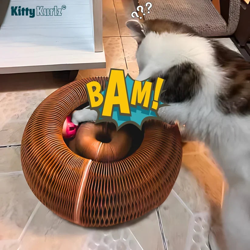 Rascador Mágico para Gato - Kitty Kurlz™ 2 x 1