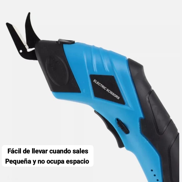 Tijeras eléctricas portátiles para cortar tela con batería de litio recargable✂️