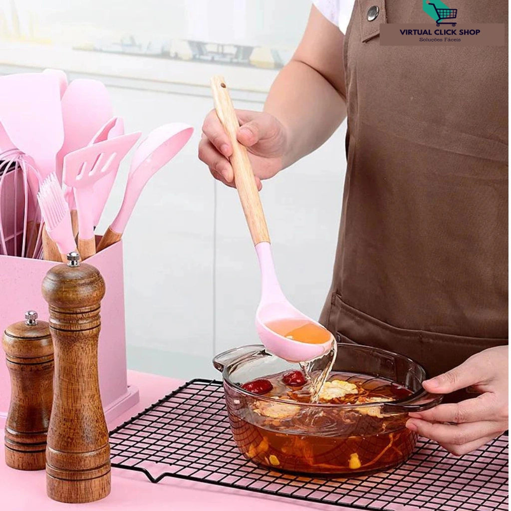 Kit de cocina de 19 piezas en silicona de primera calidad - OFERTA IMPERDIBLE