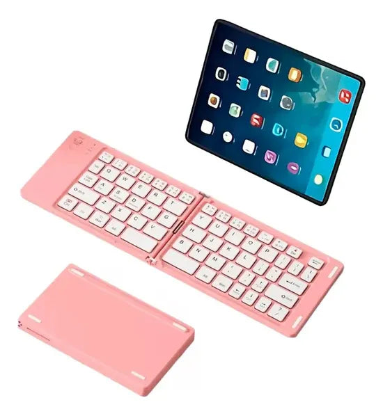 Teclado Inalámbrico Plegable + Soporte para teléfono Gratis