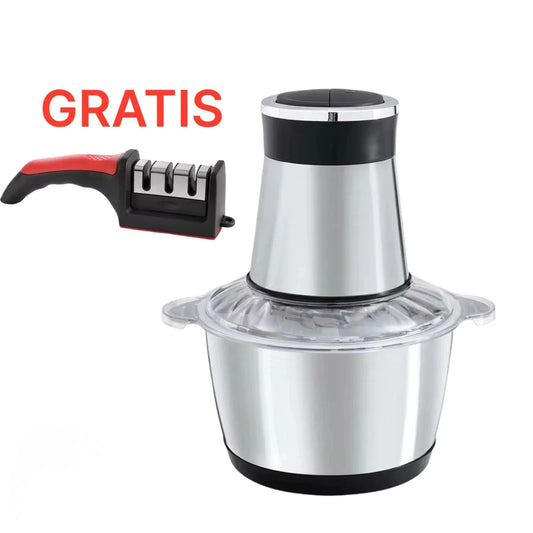 Trituradora de 2 Velocidades + Afilador de Cuchillos Gratis