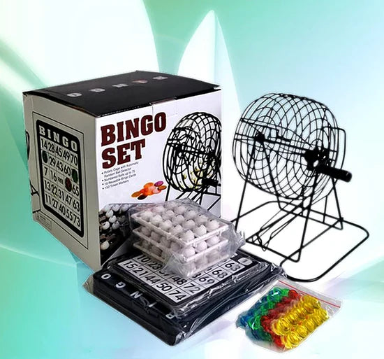 Bingo Casero Juego de Mesa (Accesorios Completos)