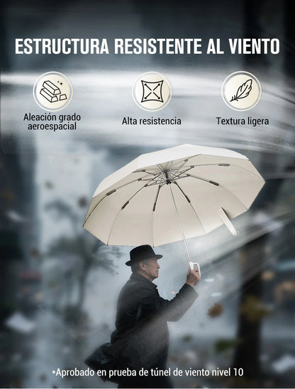 🔥Obtenga un 50% de descuento 🔥💥¡Disfrute de envío gratuito!✈️Reflective Safety Strip Ring Buckle Umbrella