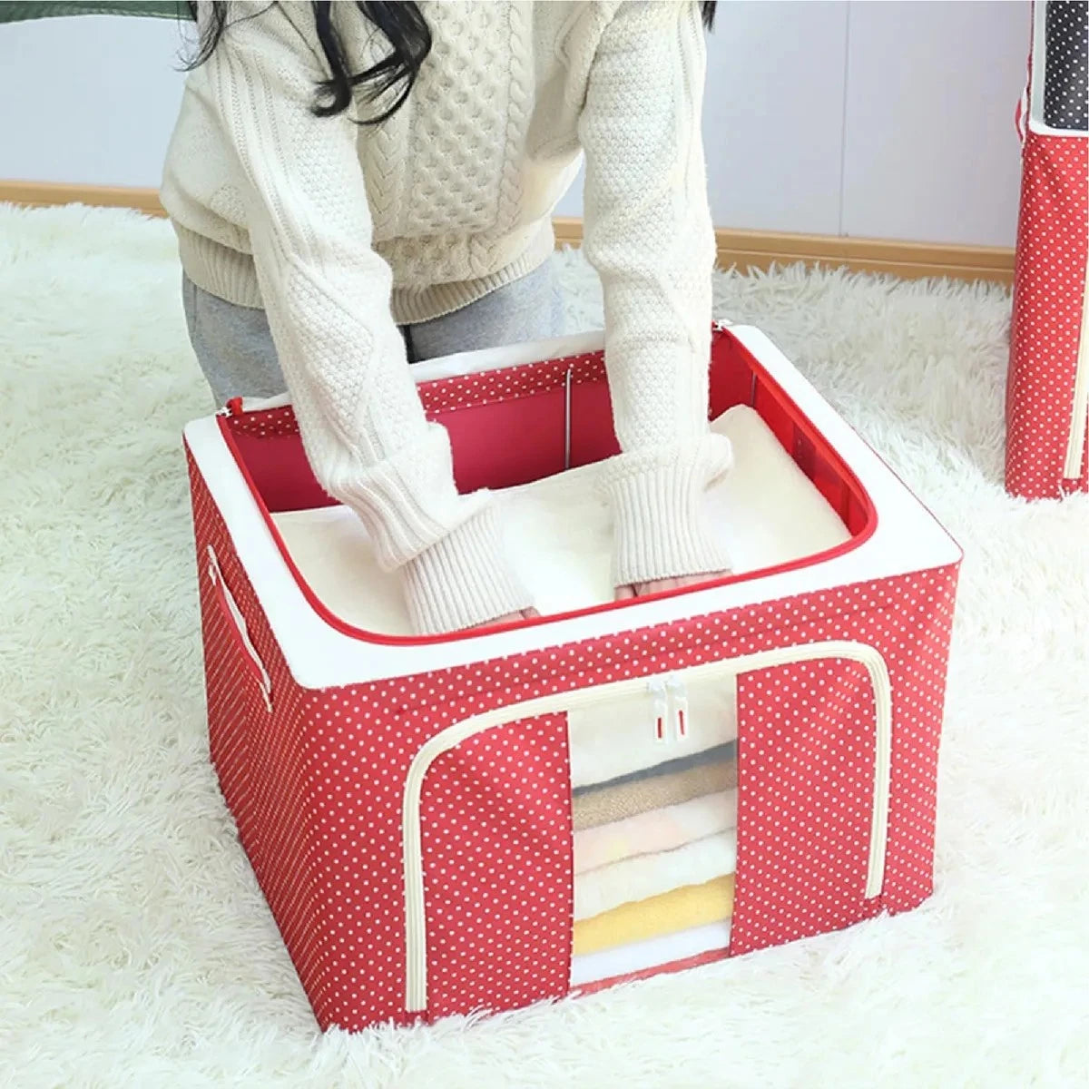 Organizador Plegable De Cubrelechos Rigido