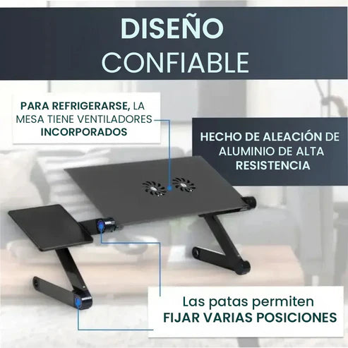 Mesa portátil ajustable (+Bonus en Refrigeración)