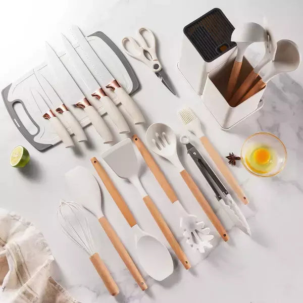 Kit de cocina de 19 piezas en silicona de primera calidad - OFERTA IMPERDIBLE