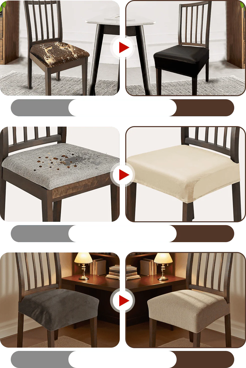 🎁 Venta por Tiempo Limitado 2025 🔥 🪑 ¡50% de Descuento en Fundas Elásticas e Impermeables para Sillas!