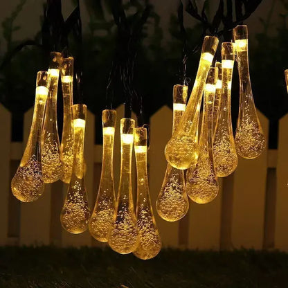 Oferta 2x1 Guirnaldas Solares Luz Cálida Impermeable para Exterior/interior