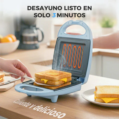 🥪 Sandwichera Multifunción Compacta de Rápido Calentamiento - Ideal para Cocina, Oficina o Dormitorio 🏠✨
