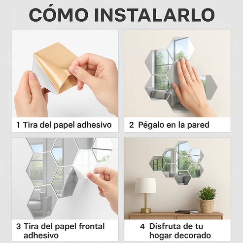 Espejos Hexagonales