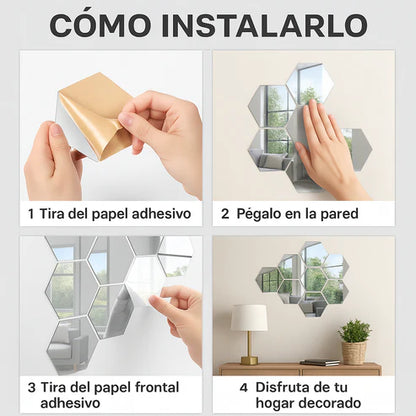 Espejos Hexagonales