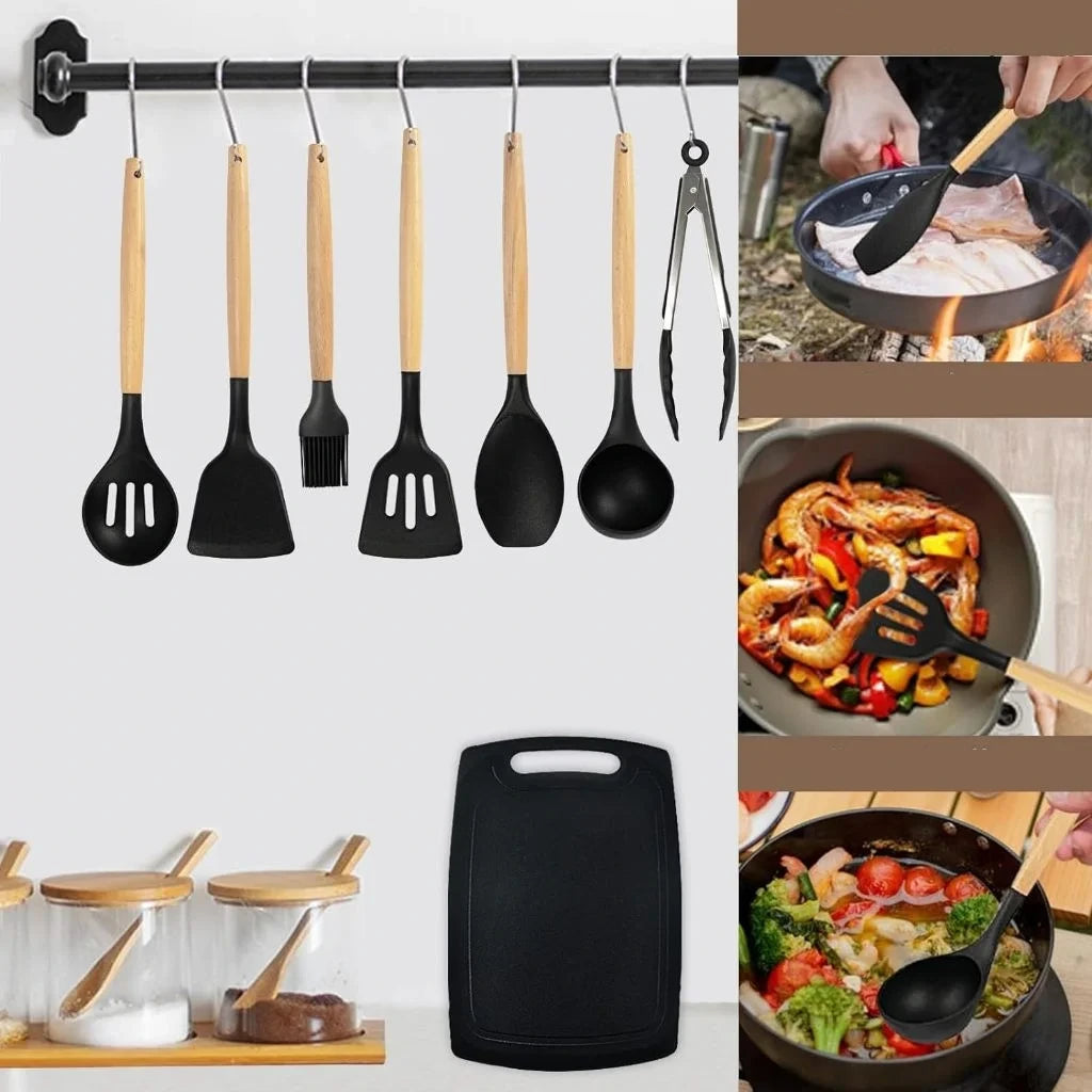 Kit de cocina de 19 piezas en silicona de primera calidad - OFERTA IMPERDIBLE