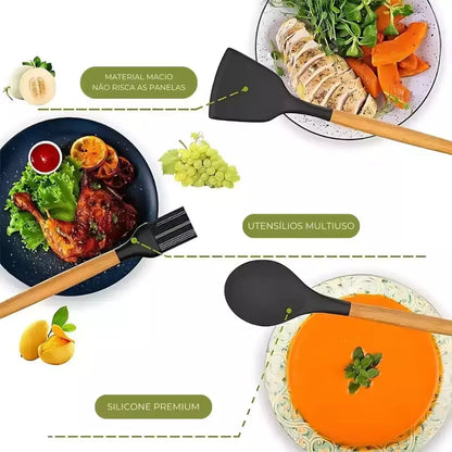 Kit de cocina de 19 piezas en silicona de primera calidad - OFERTA IMPERDIBLE