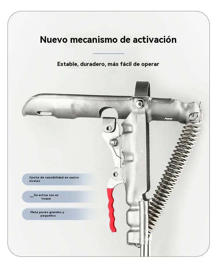 【Compra 1 y llévate 1 gratis】Retractor automático para caña de pescar, soporte retráctil automático para caña de pescar con resorte