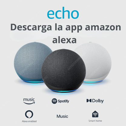 ALEXA PRO MAX – Control por voz, sonido premium y sincronización dual