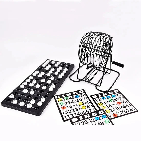 Bingo Casero Juego de Mesa (Accesorios Completos)