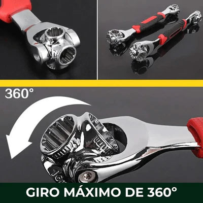 Llave Multifuncional de Acero al Carbono 48 en 1 - TorqueMax™