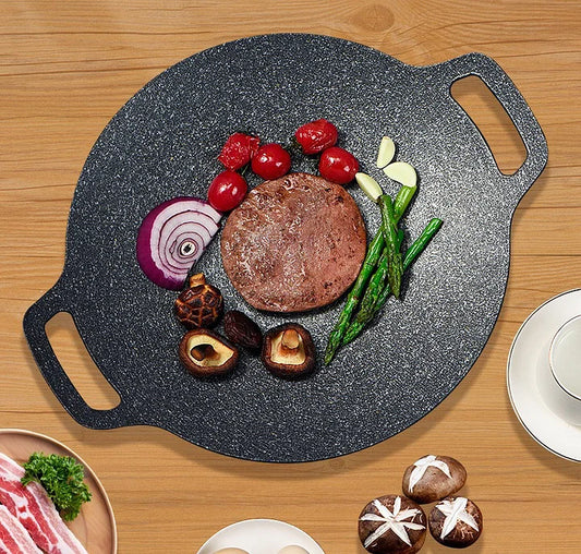 🔥 Plancha Budare Antiadherente 38 cm 🥩🥦 – Cocina sano, sin aceite y en minutos