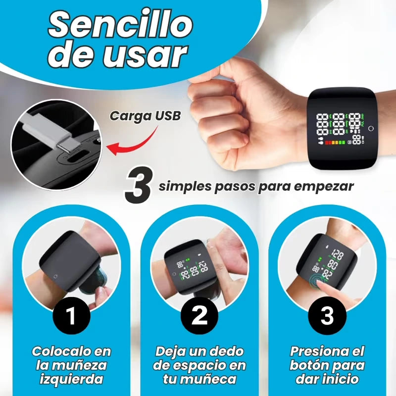 MONITOR DE PRESION ARTERIAL DIGITAL DE MUÑECA