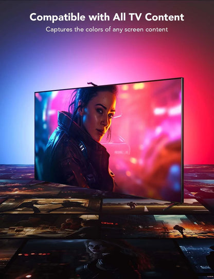 Govee Envisual - Retroiluminación LED para TV con cámaras duales, tira de luces LED RGBIC Wi-Fi