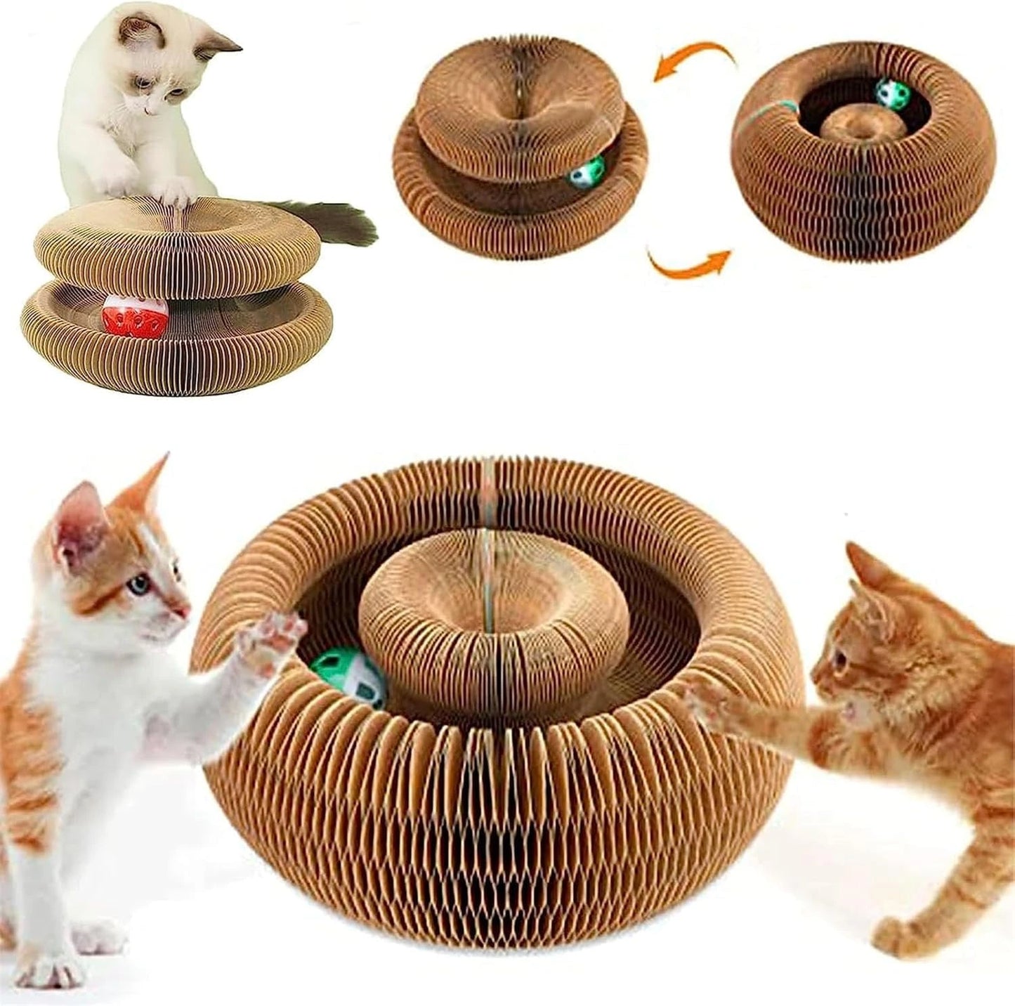 Rascador Mágico para Gato - Kitty Kurlz™ 2 x 1