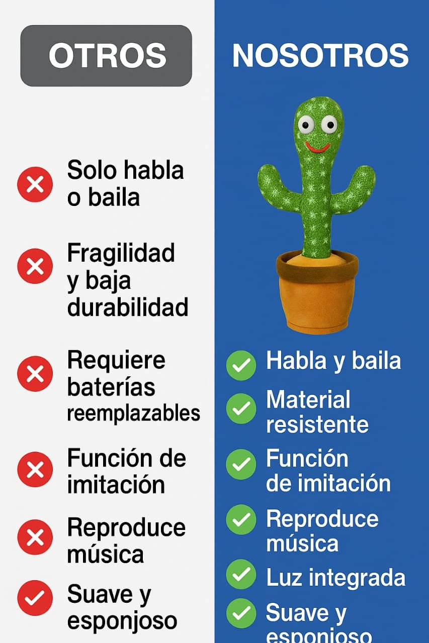Cactus bailarín para bebé Kidsy®