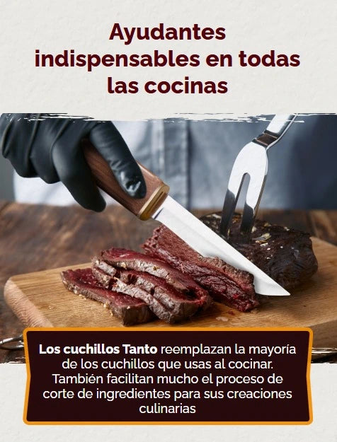 CUCHILLOS JAPONESES DE DRAGÓN Y TIGRE 2 EN 1