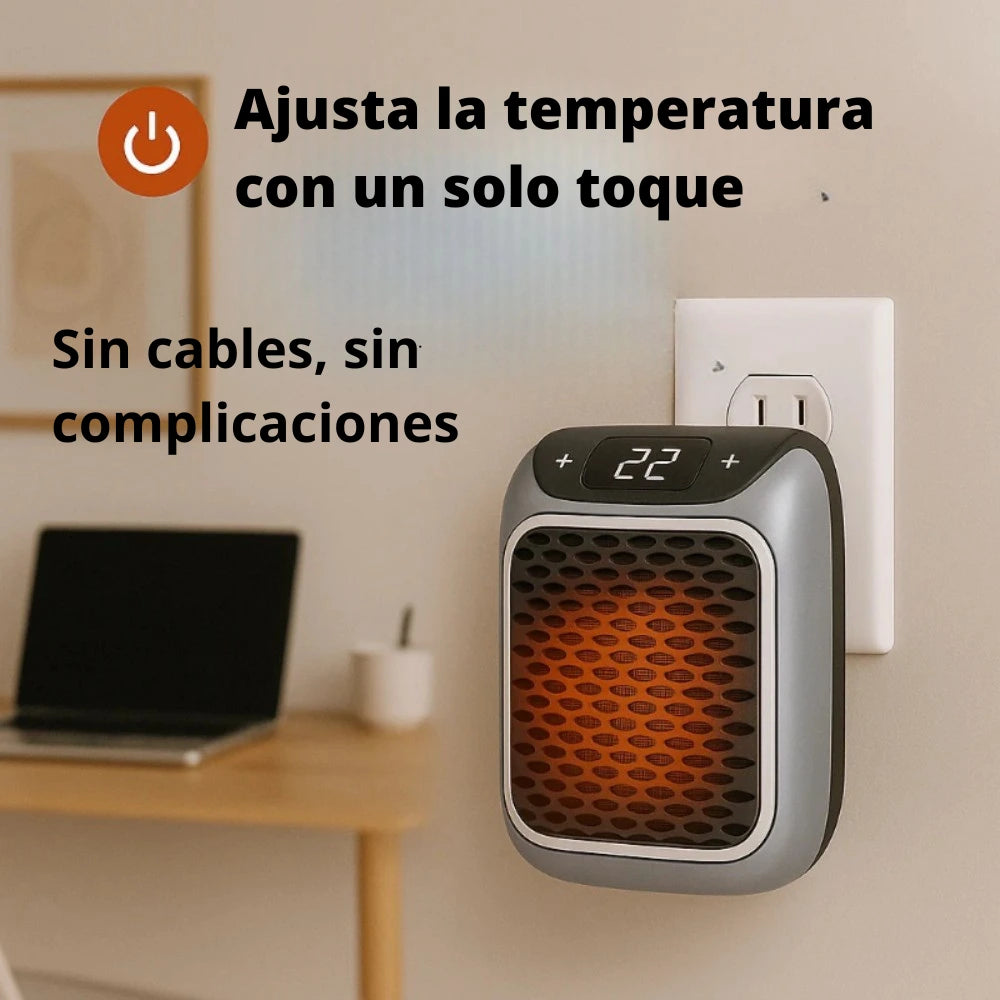 Calefactor Digital Portátil: Calienta La Habitación Sin Aumentar La Factura De La Luz