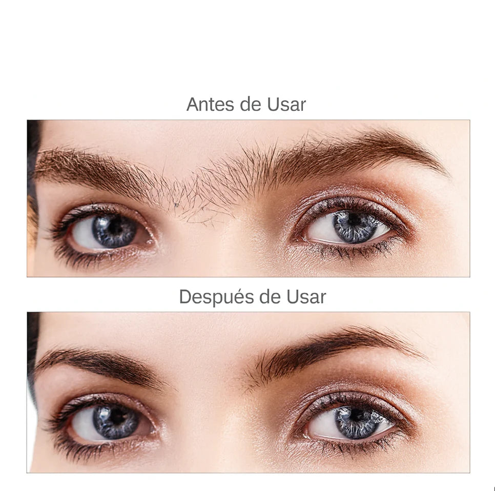 Depiladora facial 2 en 1 de precisión indolora | Diseño purpurina