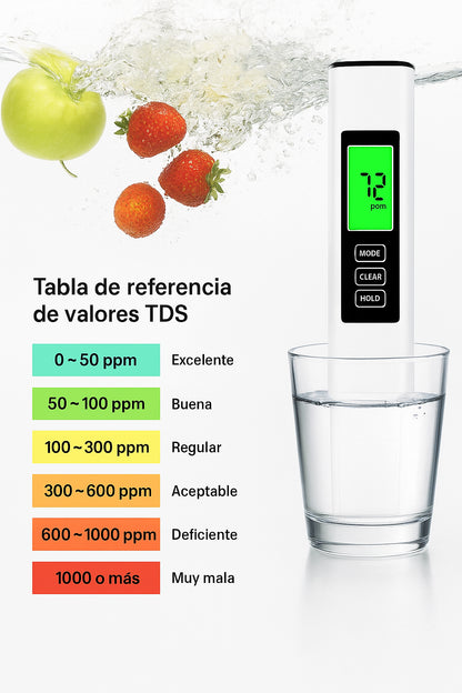Probador Multifuncional de Calidad del Agua