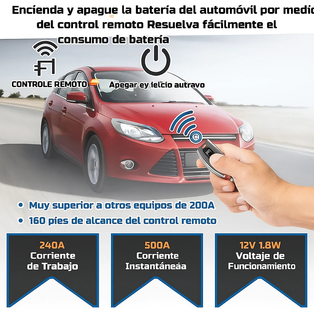 Interruptor de apagado de coche con control remoto inteligente