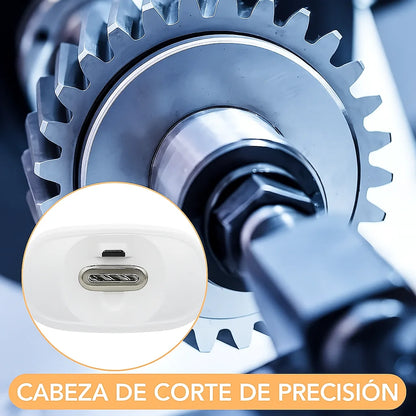 Cortaúñas y Pulidora Eléctrica 2 en 1: Cortaúñas Automático LED, Recargable y Silencioso