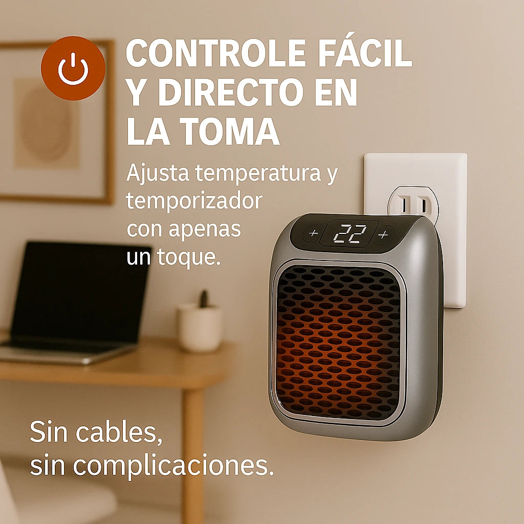 Calefactor Digital Portátil: Calienta La Habitación Sin Aumentar La Factura De La Luz