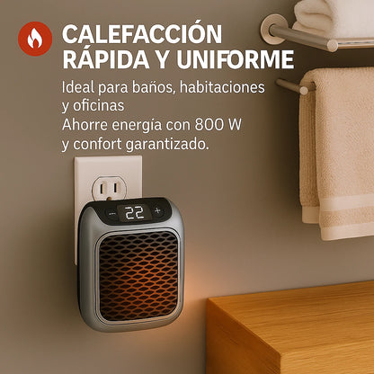 Calefactor Digital Portátil: Calienta La Habitación Sin Aumentar La Factura De La Luz