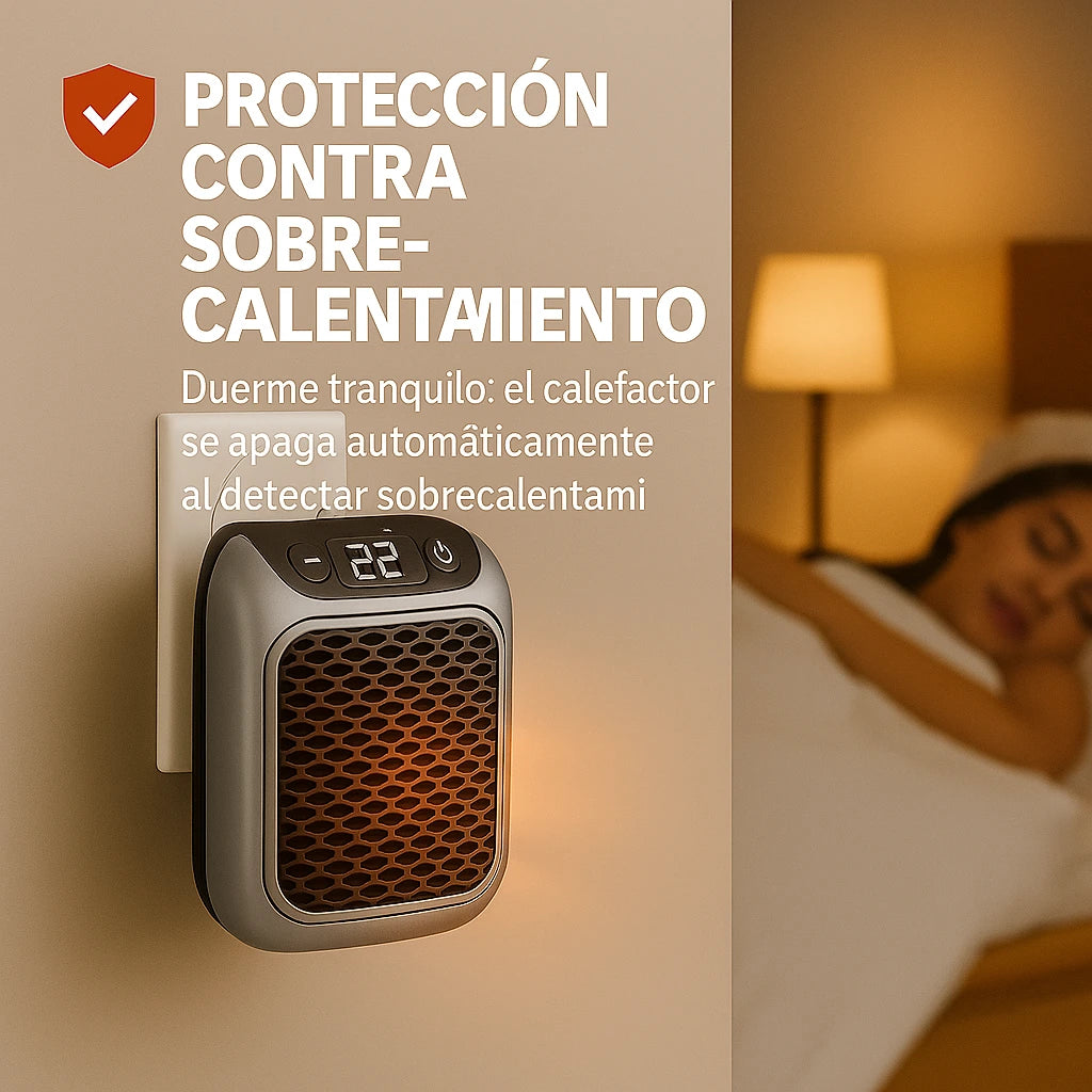 Calefactor Digital Portátil: Calienta La Habitación Sin Aumentar La Factura De La Luz
