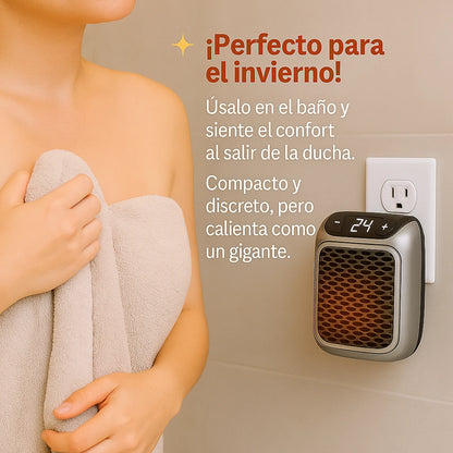 Calefactor Digital Portátil: Calienta La Habitación Sin Aumentar La Factura De La Luz