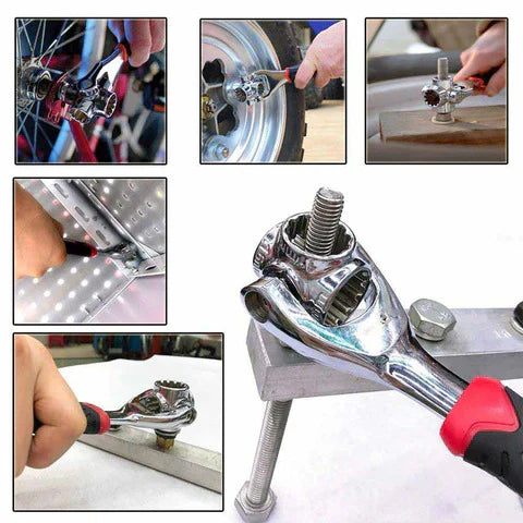 Llave Multifuncional de Acero al Carbono 48 en 1 - TorqueMax™