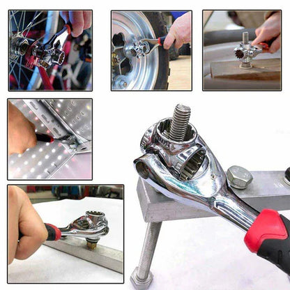 Llave Multifuncional de Acero al Carbono 48 en 1 - TorqueMax™
