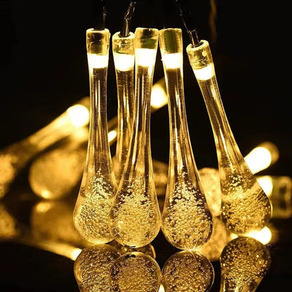 Oferta 2x1 Guirnaldas Solares Luz Cálida Impermeable para Exterior/interior