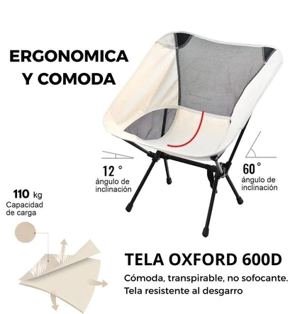 Silla De Camping Mini Hasliberg Plegable Ultra Compacta