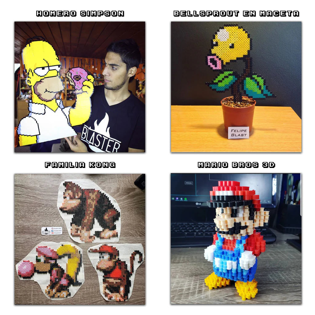 Blaster Beads Pack de 2.6mm - De 10 hasta 36 Colores 15.000 Piezas