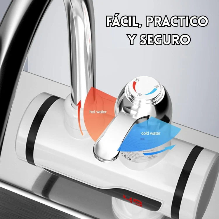 Grifo Eléctrico Calentador de Agua Instantáneo