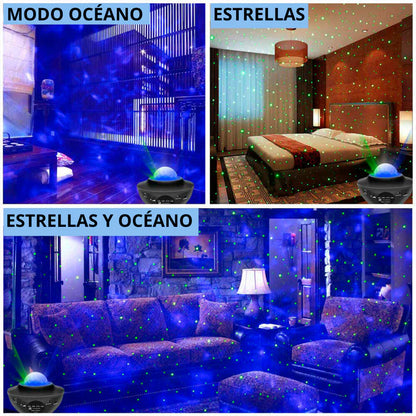 Proyector de Galaxias LED con Altavoz GoStars™